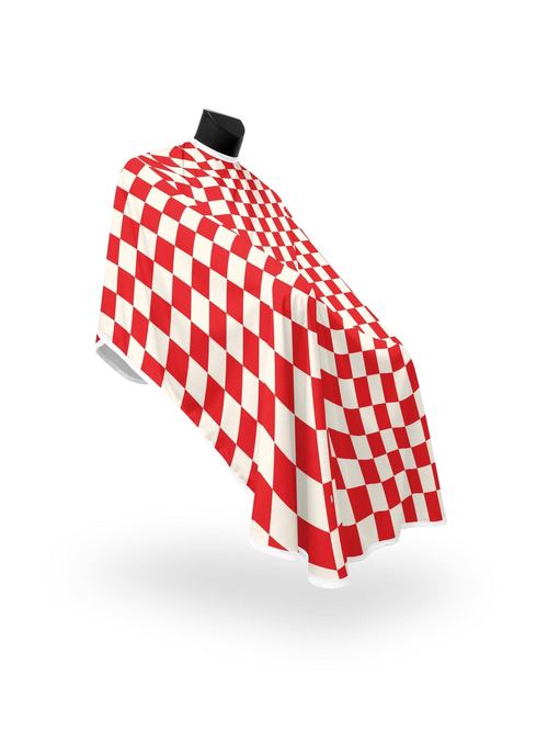 Red Checker PRO Cape, view 4
