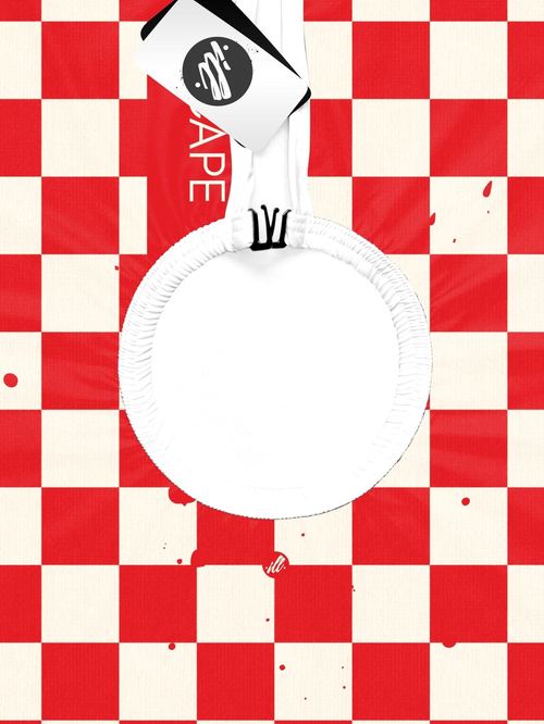 Red Checker PRO Cape, view 5