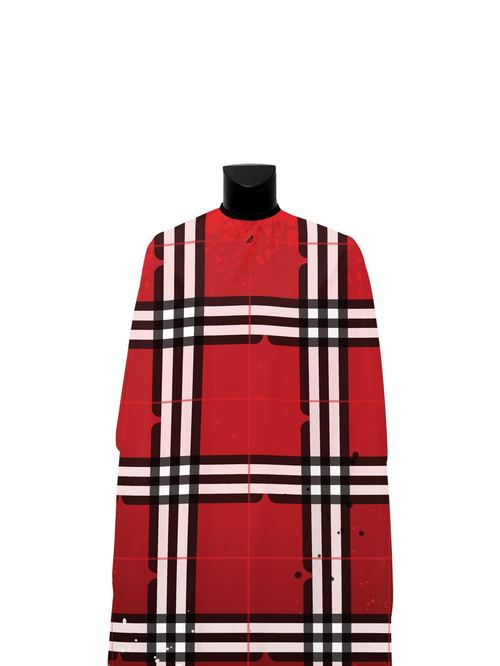 Red Plaid PRO Cape, view 2