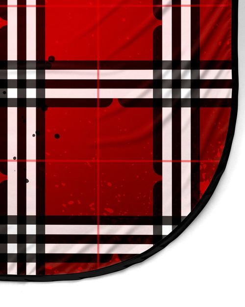 Red Plaid PRO Cape, view 4