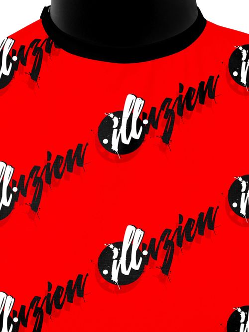 Red Step and Repeat Logo PRO Cape, view 3