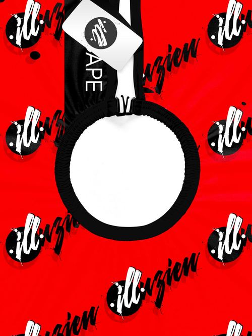 Red Step and Repeat Logo PRO Cape, view 6