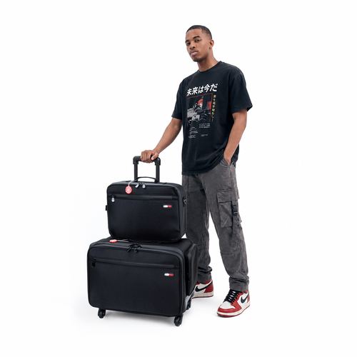 Roller Duo Mobile Workstation with Deep Storage & Extending Tray System - OG Black, view 2