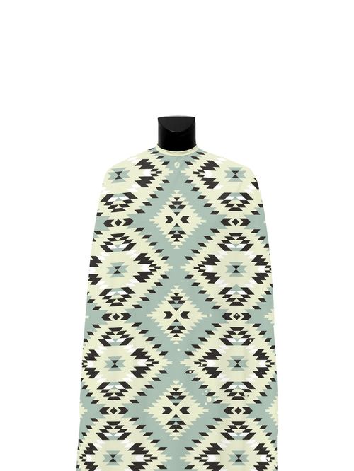 Seafoam Tribal Diamond PRO Cape, view 2