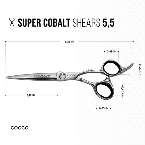 Super Cobalt Blunt and Including 6" 29 Tooth Thinning Shear Set - Select Size, view 4