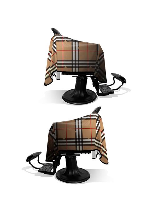 Tan Plaid PRO Cape, view 3