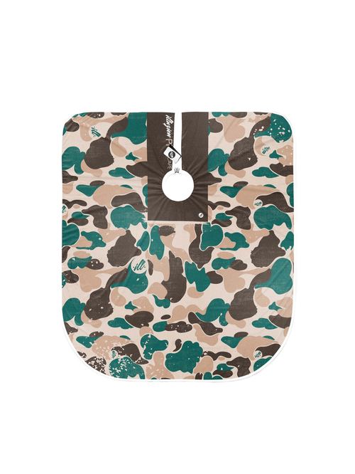 Teal Ash Distressed Camo PRO Cape