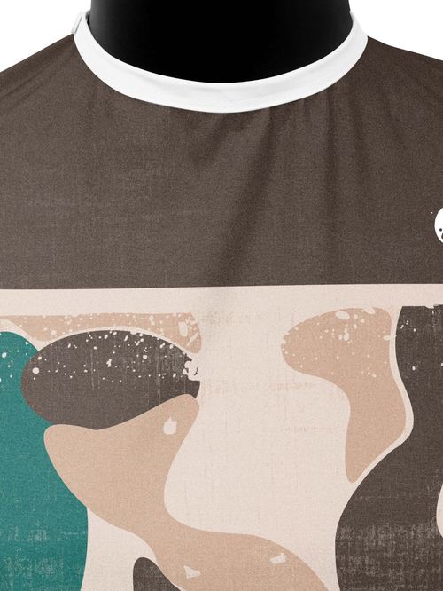 Teal Ash Distressed Camo PRO Cape, view 3