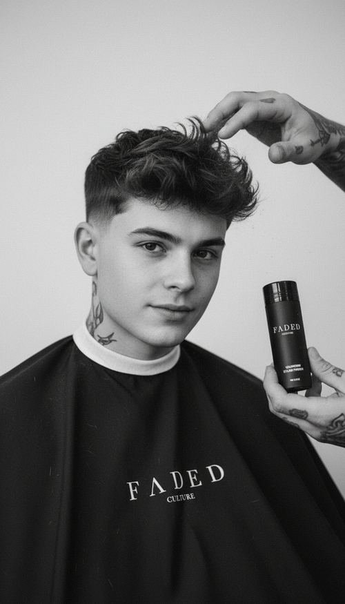 Texturizing powder, view 4