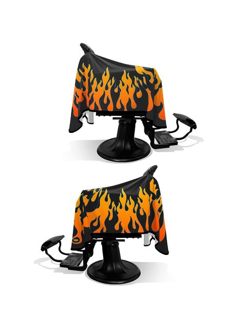Vintage Flames PRO Cape, view 3