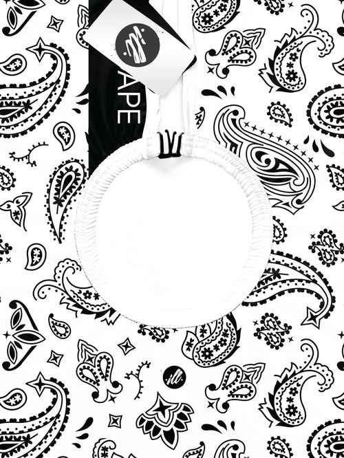 White Bandana PRO Cape, view 5