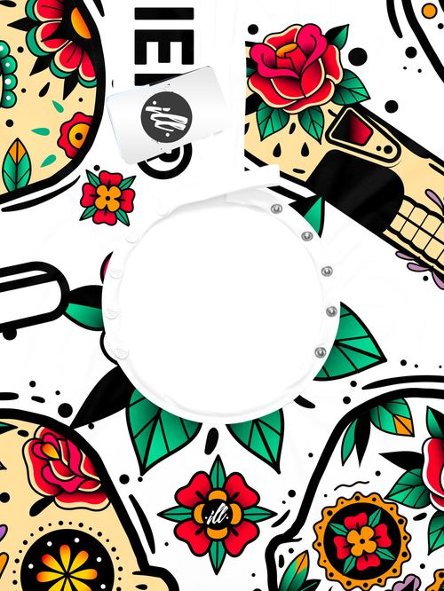 White Day of the Dead PRO Cape, view 5