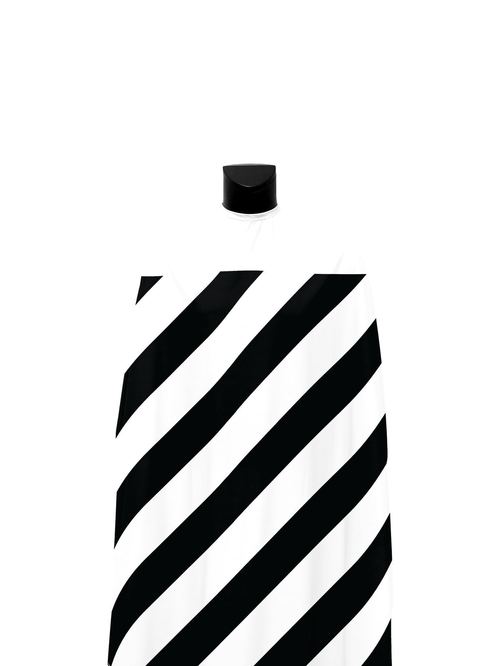 White Half Stripe PRO Cape, view 2