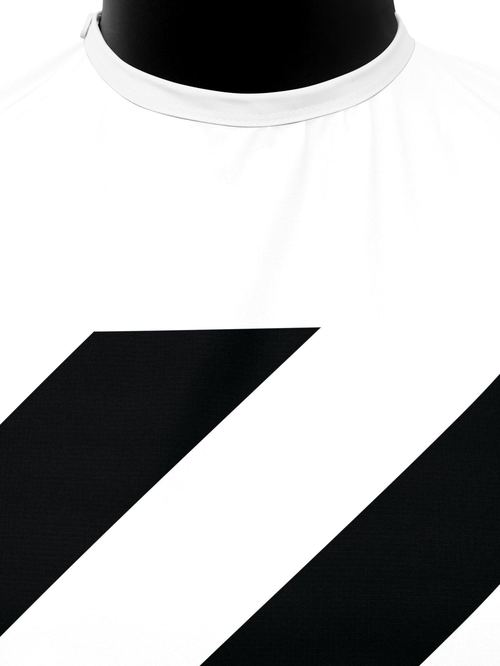 White Half Stripe PRO Cape, view 3