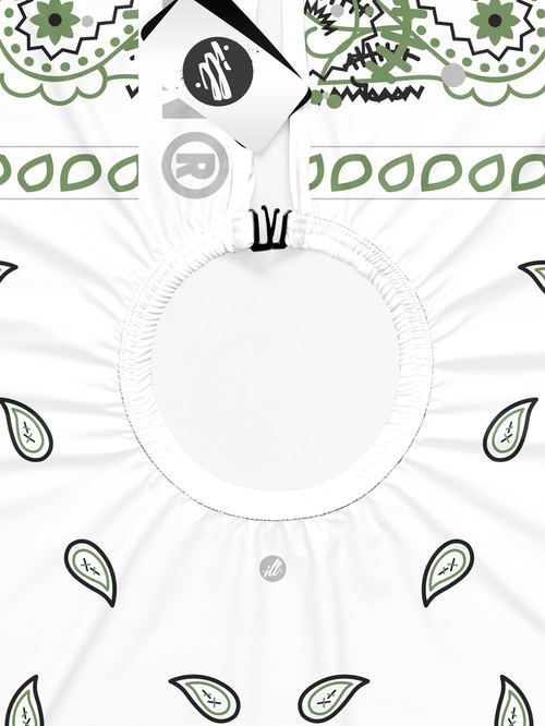 White Moss Bandana v2 PRO Cape, view 5