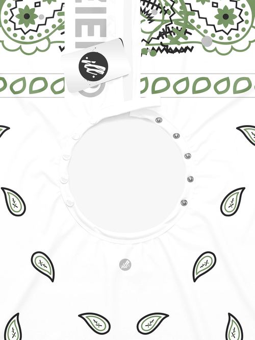 White Moss Bandana v2 PRO Cape, view 6