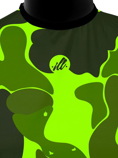 Yellow Green Camo PRO Cape, view 3