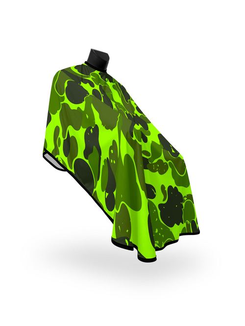 Yellow Green Camo PRO Cape, view 4