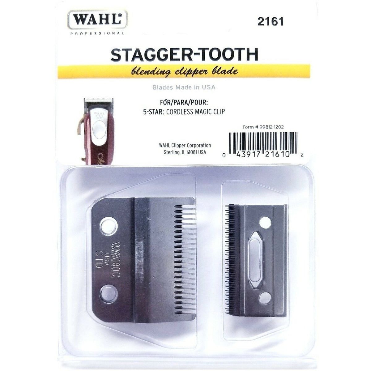 Wahl Blade 2-HOLE Stagger Tooth 02161
